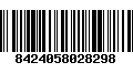 Código de Barras 8424058028298