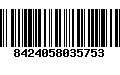 Código de Barras 8424058035753