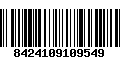 Código de Barras 8424109109549