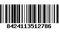 Código de Barras 8424113512786