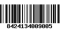 Código de Barras 8424134009005