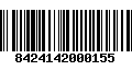 Código de Barras 8424142000155