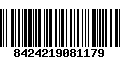 Código de Barras 8424219081179