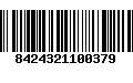 Código de Barras 8424321100379