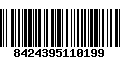 Código de Barras 8424395110199