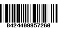 Código de Barras 8424409957260