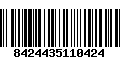 Código de Barras 8424435110424