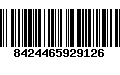 Código de Barras 8424465929126