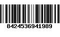 Código de Barras 8424536941989