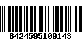 Código de Barras 8424595100143