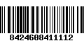 Código de Barras 8424608411112
