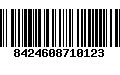 Código de Barras 8424608710123