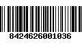 Código de Barras 8424626001036