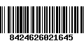 Código de Barras 8424626021645