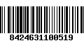 Código de Barras 8424631100519