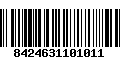 Código de Barras 8424631101011