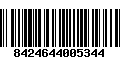 Código de Barras 8424644005344