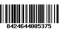 Código de Barras 8424644005375