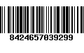 Código de Barras 8424657039299