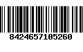 Código de Barras 8424657105260