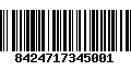 Código de Barras 8424717345001