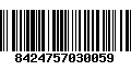 Código de Barras 8424757030059