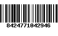 Código de Barras 8424771042946