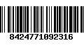Código de Barras 8424771092316