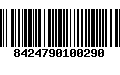 Código de Barras 8424790100290