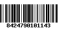 Código de Barras 8424790101143