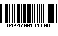 Código de Barras 8424790111098