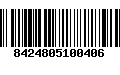 Código de Barras 8424805100406