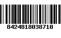 Código de Barras 8424818038710