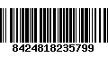 Código de Barras 8424818235799