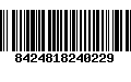 Código de Barras 8424818240229