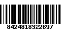 Código de Barras 8424818322697