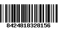 Código de Barras 8424818328156