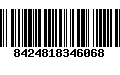 Código de Barras 8424818346068