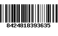 Código de Barras 8424818393635