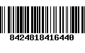 Código de Barras 8424818416440