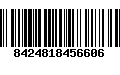 Código de Barras 8424818456606