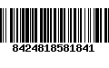 Código de Barras 8424818581841