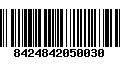 Código de Barras 8424842050030