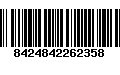 Código de Barras 8424842262358