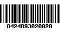 Código de Barras 8424893020020