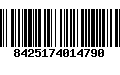 Código de Barras 8425174014790