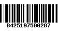 Código de Barras 8425197500287