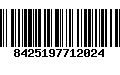 Código de Barras 8425197712024