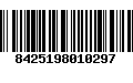 Código de Barras 8425198010297