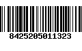 Código de Barras 8425205011323